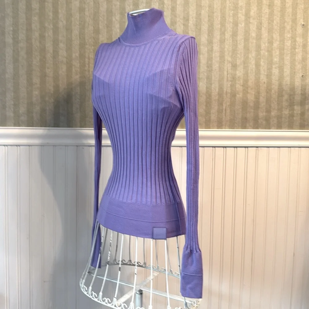 NWT Marc Jacobs Turtleneck Wide Ribbed Sweater - Picture 3 of 10